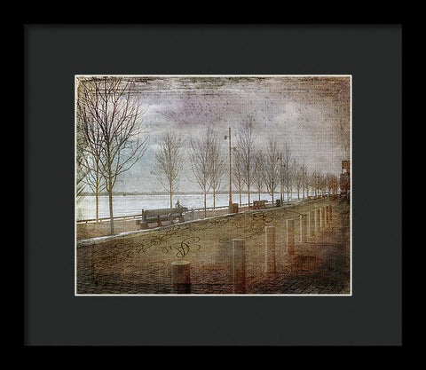 Winters Edge - Framed Print
