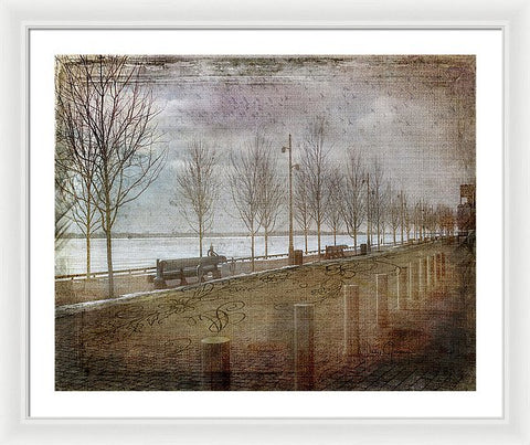 Winters Edge - Framed Print