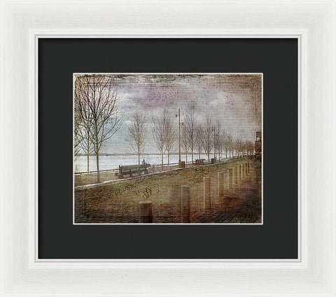 Winters Edge - Framed Print