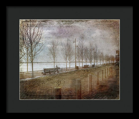Winters Edge - Framed Print