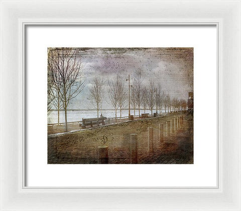 Winters Edge - Framed Print