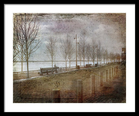 Winters Edge - Framed Print