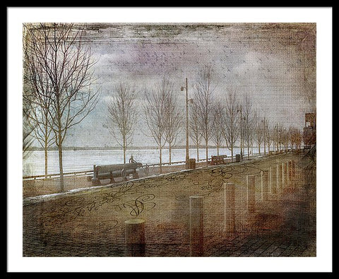 Winters Edge - Framed Print