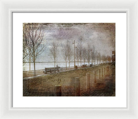Winters Edge - Framed Print