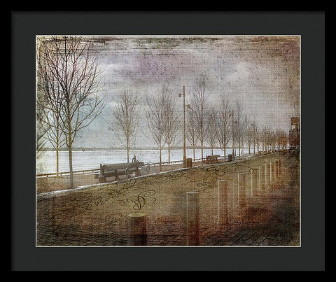 Winters Edge - Framed Print