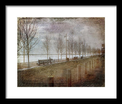 Winters Edge - Framed Print