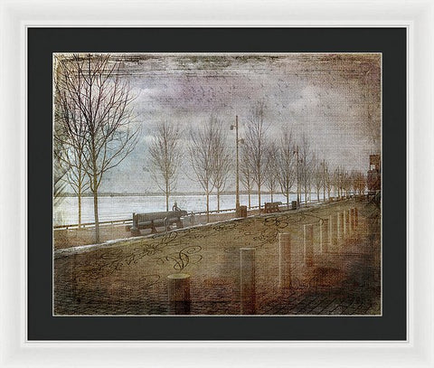 Winters Edge - Framed Print
