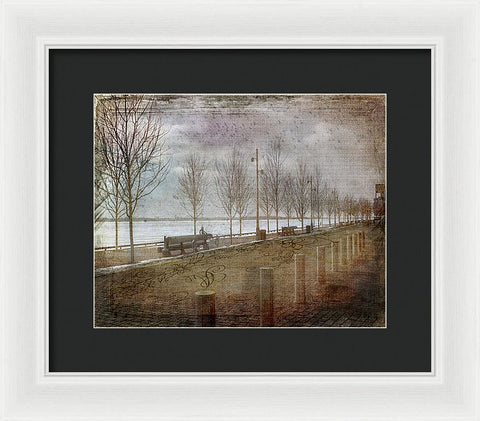 Winters Edge - Framed Print
