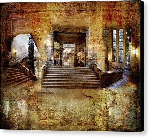 World Of Wonder - Staircase at the ROM Canvas Print