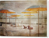 Yellow Parasols In Light - Canvas Print
